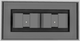 Vent-A-Hood® 60" Gunsmoke Contemporary Island Range Hood-3