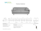Van Gogh Designs Florence Madison Titanium Fabric Sofa-2