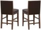Linon Ramsey 2-Piece Brown Counter Stool-5