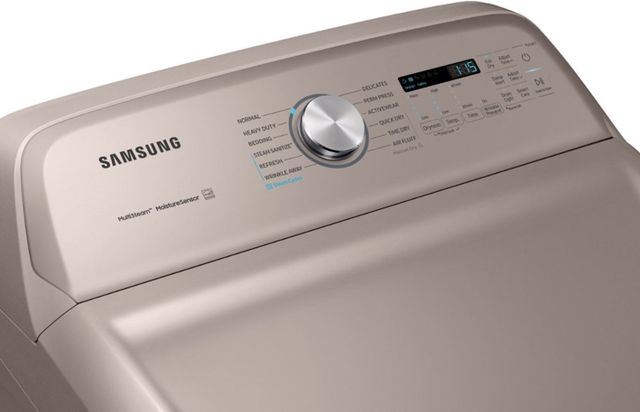 Samsung 7.4 Cu. Ft. Champagne Front Load Gas Dryer-2