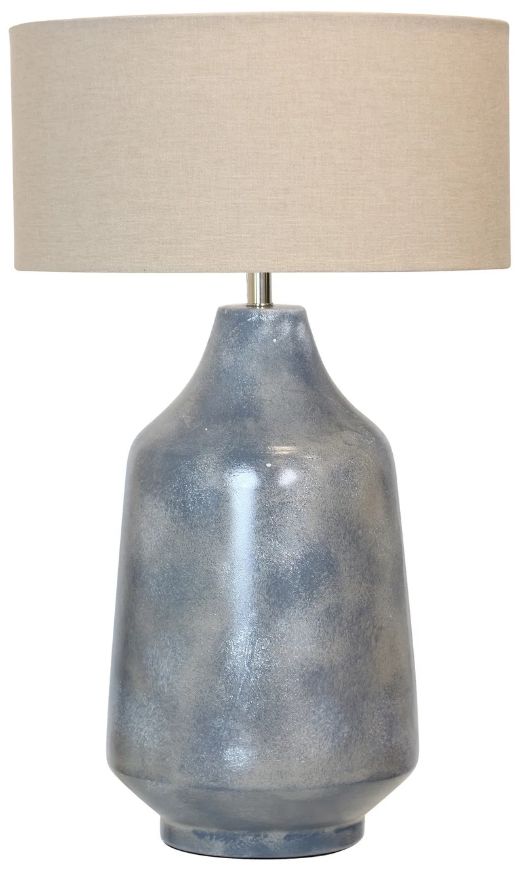 Harp & Finial® Damen Gray Table Lamp-0