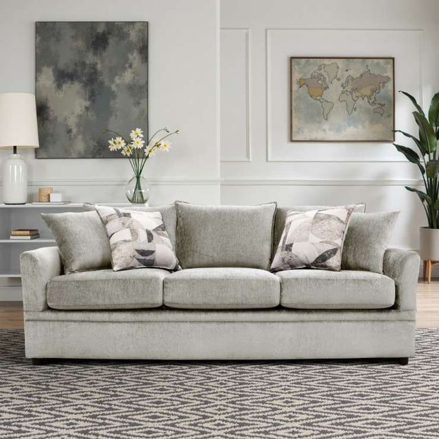 New Classic® Sylvie Lush Silver Gray Sofa-1