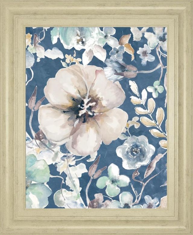 Classy Art Indigo Beautiful II by Patricia Pinto Wall Art-0