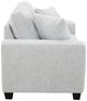 Intercon Ashbury TUP Soft Gray Chenille Loveseat-3