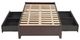 Modus Furniture Nevis Espresso Queen Simple Storage Bed-4