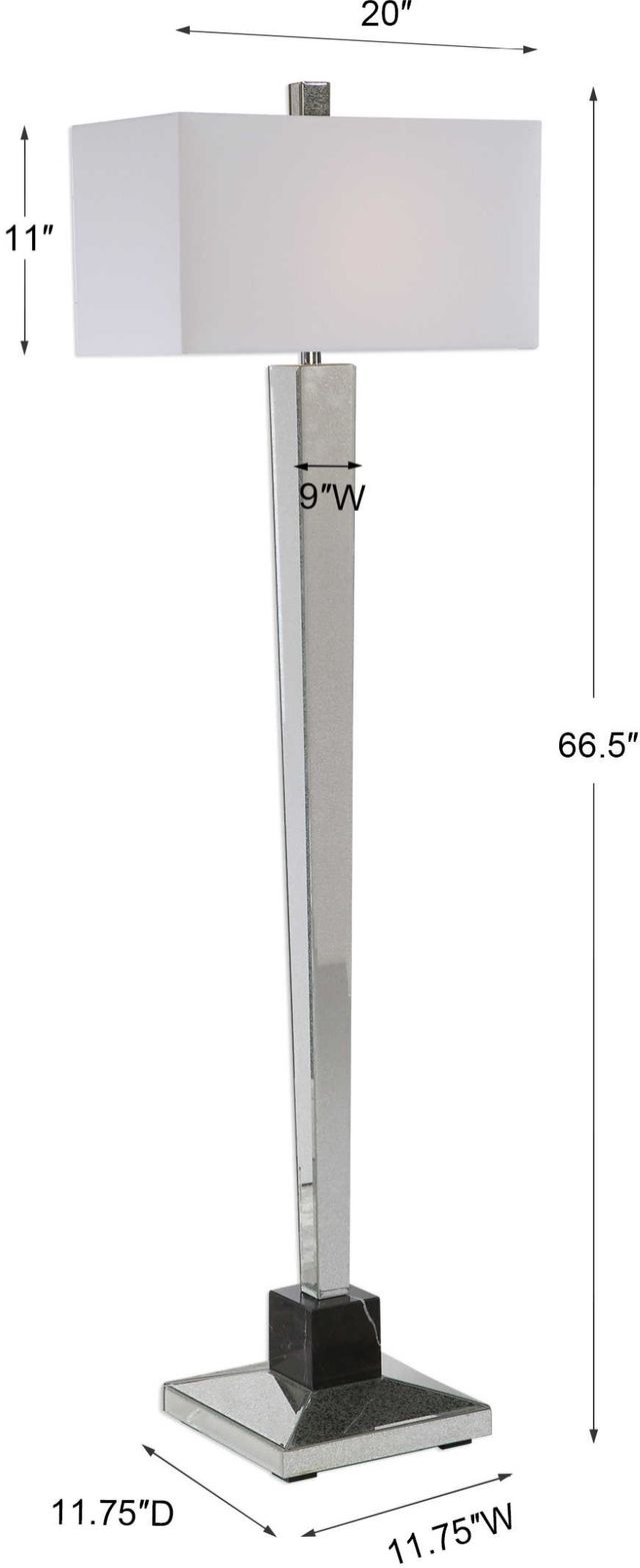 Uttermost by Matthew Williams McBryde Silver Floor Lamp-4