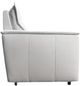 Bassett® Furniture Club Level Chauncey Vanilla Leather Power Reclining Loveseat with Console-2