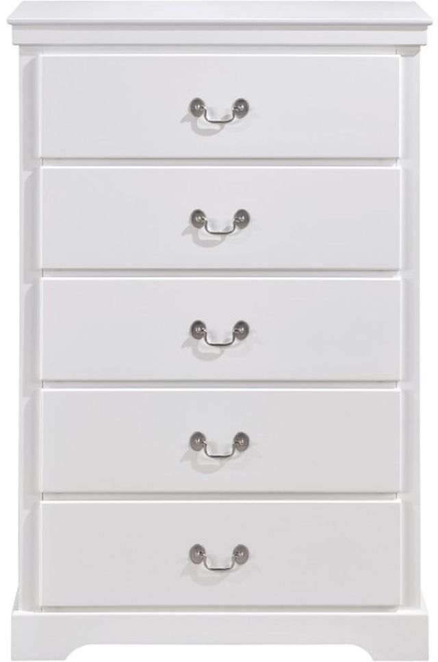 Mazin Furniture Seabright White Chest-1