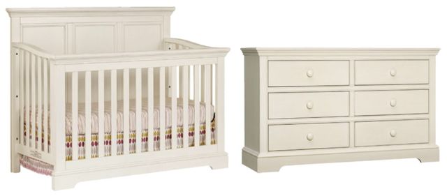 Westwood Design Hanley 2-Piece Chalk Nursery Bedroom Set-0