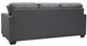 Benchcraft® Kiessel Nuvella Steel Sofa-2