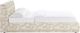 TOV Furniture Isla Cream Jacquard Pattern Queen Upholstered Panel Bed-4