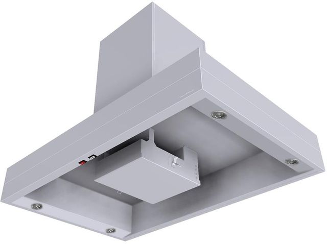 Vent-A-Hood® 42" White Island Range Hood-3