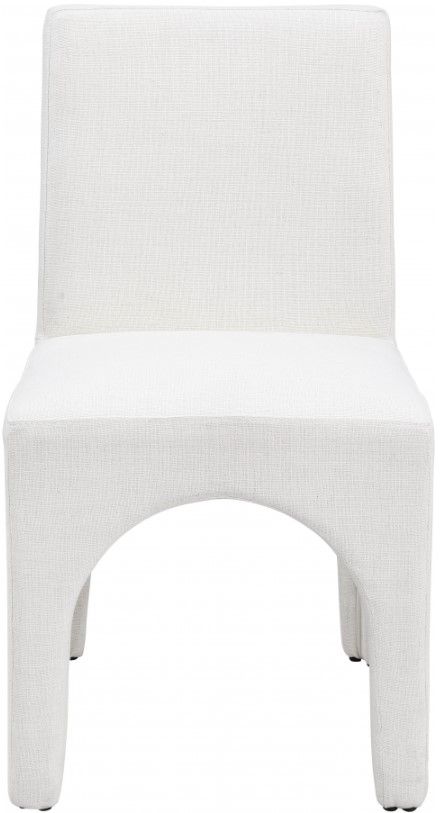 Meridian Furniture Gramercy Cream Upholstered Dining Side Chair-1