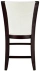 Homelegance® Daisy White/Espresso Counter Height Chair-4