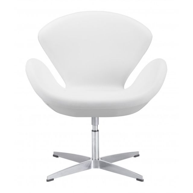 Zuo® Modern Pori White Occasional Chair-2