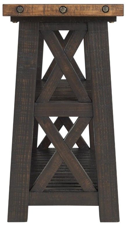 Martin Svensson Bolton Natural Sofa Table with Black Satin Base-2