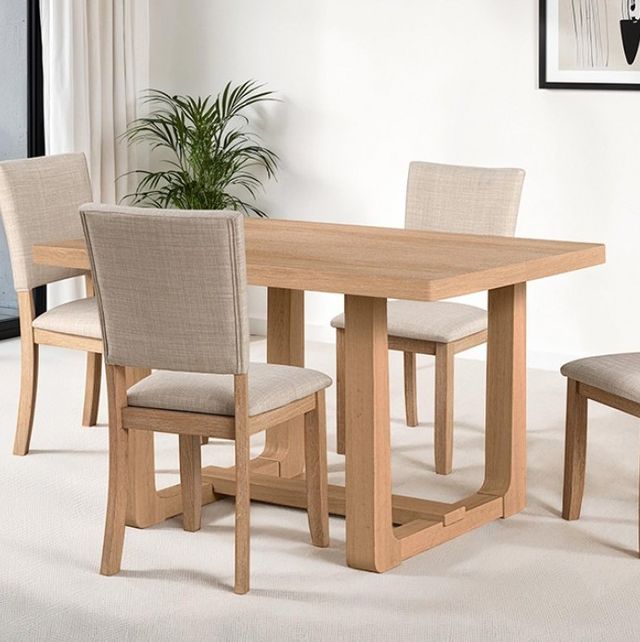 Furniture of America® Sauro Natural Dining Table-2