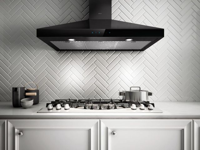 Elica Techne Series Varna Black 30" Black Stainless Steel Wall Mounted Range Hood-4