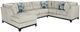 Benchcraft® Maxon Place 3-Piece Stone Left-Arm Facing Sectional and Chaise-0