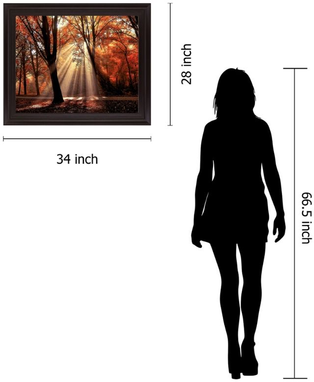 Classy Living Radiant Maple Glow Wall Art-1