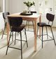 Jofran Inc. Owen Dark Brown Upholstered Counter Stool-1