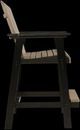 Signature Design by Ashley® Fairen Trail Black/Driftwood Polyethylene/Stainless Steel Outdoor Tall Barstool-1