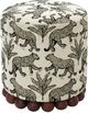 TOV Furniture Dex Cream Jacquard Leopard Ottoman-3