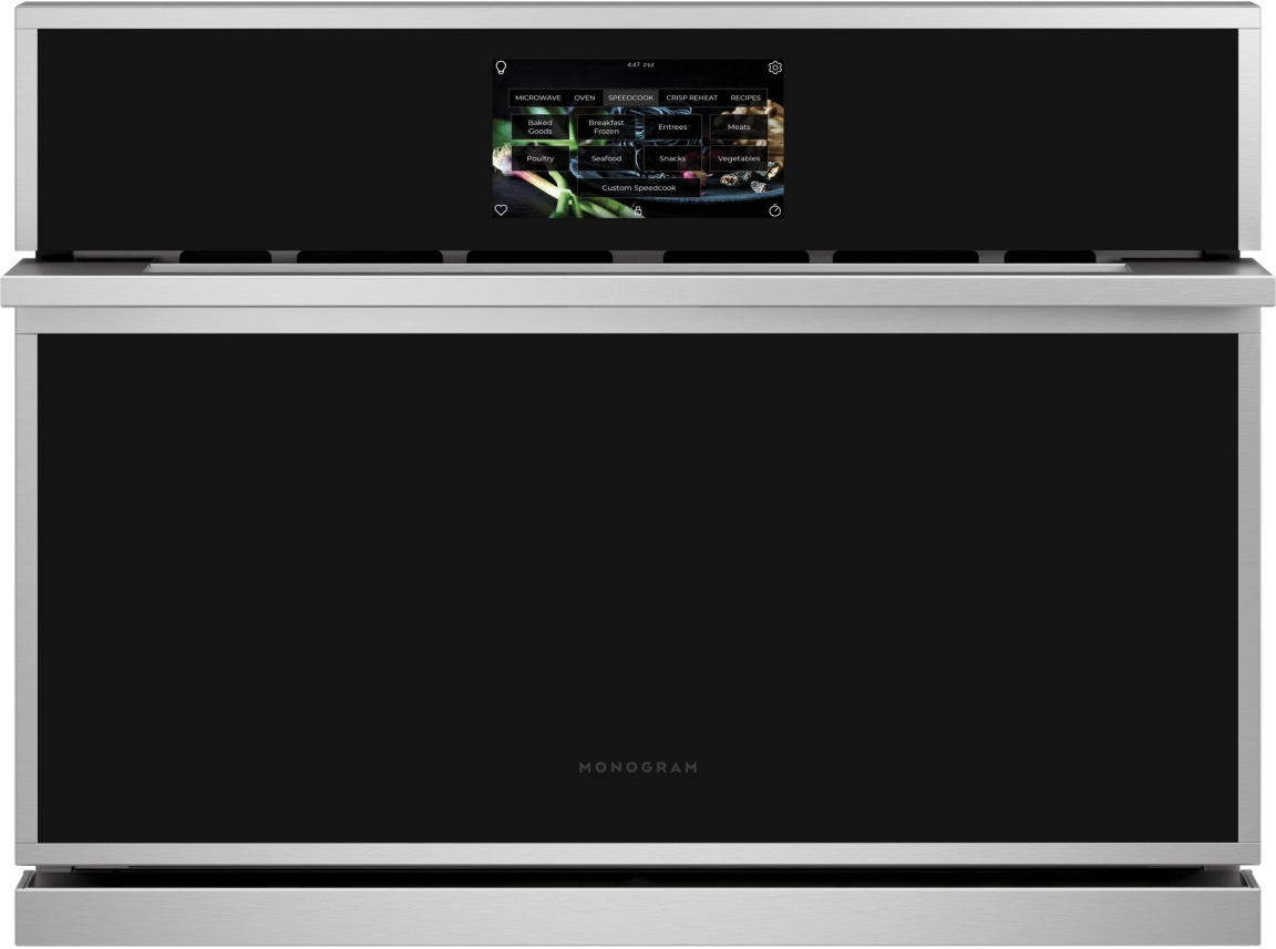 Monogram 27 Five in One Wall Oven with 120V Advantium Technology Stainless Steel ZSB9121NSS