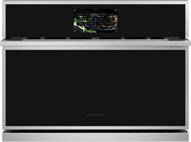 Monogram® Minimalist Collection 27" Stainless Steel Oven/Micro Combo Electric Wall Oven-0