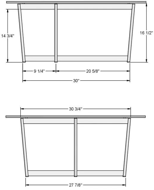 Amisco Customizable Malloy Glass Top Coffee Table-1