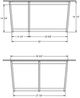 Amisco Customizable Malloy Glass Top Coffee Table-1