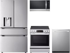LG 4 Piece PrintProof™ Stainless Steel Kitchen Package