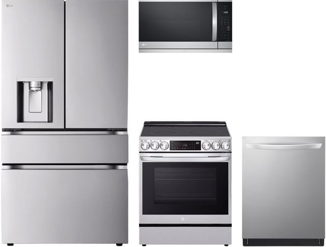 LG 4 Piece PrintProof™ Stainless Steel Kitchen Package