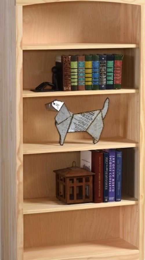Archbold Furniture Customizable Pine 30" x 60" Bookcase-1