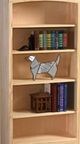 Archbold Furniture Customizable Pine 30" x 60" Bookcase-1