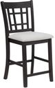 Crown Mark Hartwell Charcoal Black/White Dining Counter Stool-0