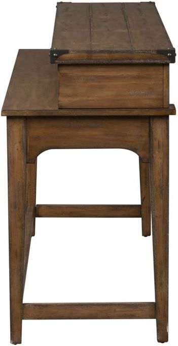 Liberty Furniture Aspen Skies Weathered Brown Sofa Table-2