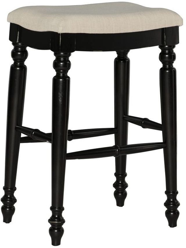 Linon Marino Antique Black Bar Stool-0
