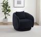 Coaster® Arnaud Navy Upholstered Swivel Accent Chair-1