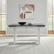 Liberty Furniture Brook Bay Carbon Gray Dining Table with Textured White Base-2