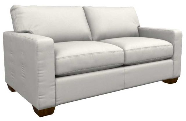 La-Z-Boy® Shiloh Ivory Leather Apartment-Size Sofa-0