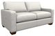 La-Z-Boy® Shiloh Ivory Leather Apartment-Size Sofa-0