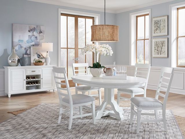 Magnussen Home® Charleston White Dove 48" Round Dining Table-1