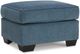 Signature Design by Ashley® Cashton Blue Ottoman-0
