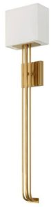Uttermost® Trenton Warm Brass 2-Light Sconce-3
