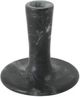 Moe's Home Collection East Black Veined Marble Short Candle Holder-1