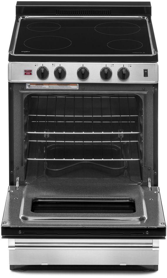 Whirlpool® 24" Stainless Steel Freestanding Electric Range-1