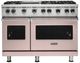 Viking® 5 Series 48'' Blush Pro Style Natural Gas Range with Griddle-0