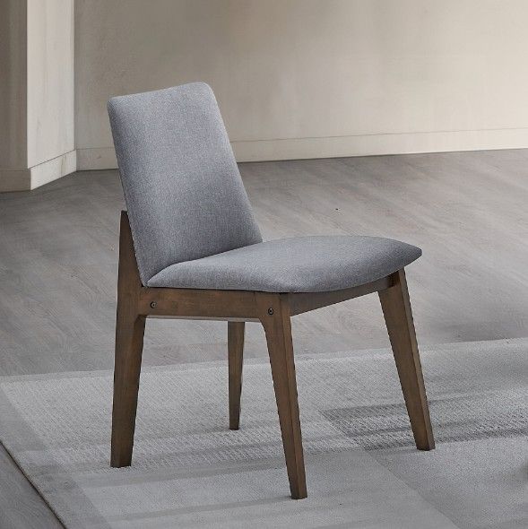 ACME Furniture Kaela 2-Piece Gray/Walnut Side Chair Set-1