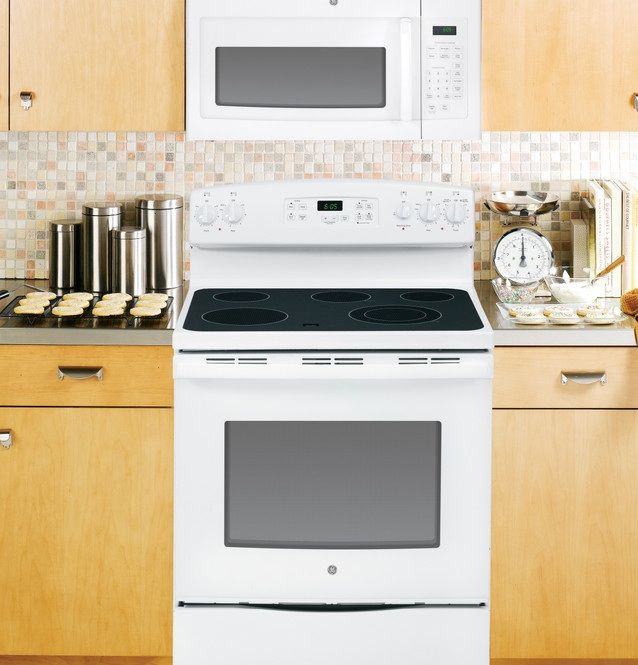 GE® 1.6 Cu. Ft. White Over The Range Microwave-9